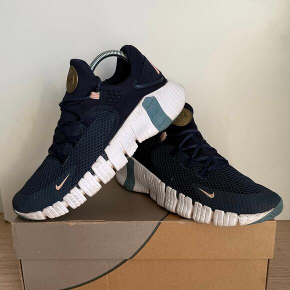 Nike Free Metcon 4 Armory Blue/Arctic Orange Men Sneakers - SZ 9 main image 4